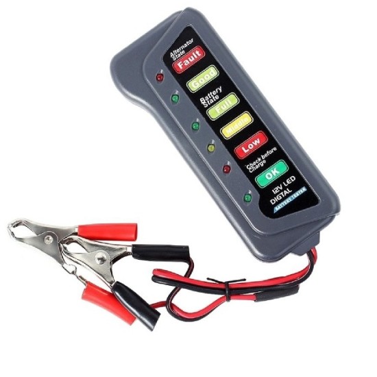 12V Battery Lavel Tester Car Motorcycle Battery Tester