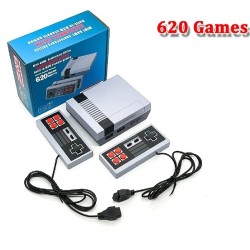 620 Classic Kids Game Console Baby Game Palyer With 2 Controllers 