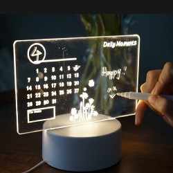 Creative LED Note Board Night Light Message Board