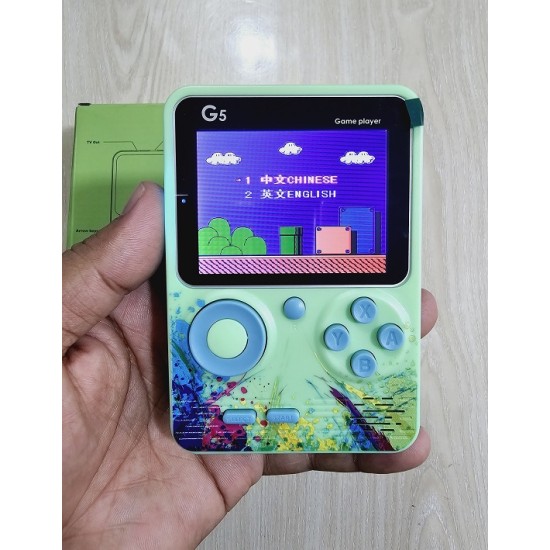 G5 Kids Game Player Consoles Hand-Held Video Game 3.5 inch 500 Game