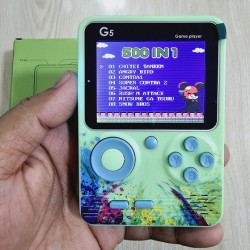 G5 Kids Game Player Consoles Hand-Held Video Game 3.5 inch 500 Game