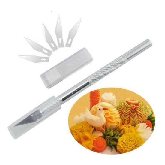 Precision Knife Crafting Art Pen With 5 Blades