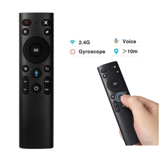 Q5 Voice Control Wireless Air Mouse for Smart TV Android Box Projector