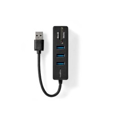 5 Port USB Hub Multiple Extender TF SD Card