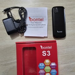 Bontel S3 Mini Mobile Phone Black Dual Sim