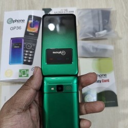 Gphone GP36 Folding Mobile Phone FM Radio Green