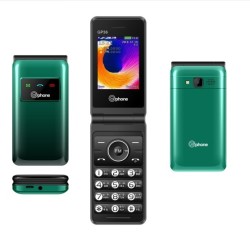 Gphone GP36 Folding Mobile Phone FM Radio Green