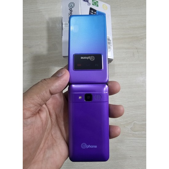 Gphone GP36 Folding Mobile Phone FM Radio Purpal