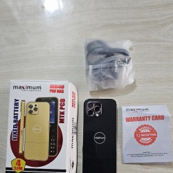 Maximum MB40 Pro Max Super Slim 4 Sim Phone Black