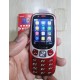 Bontel V1 Ultra Slim Phone Metal Body With Cover Red