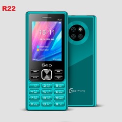 Geo R22 Super Slim Phone Metal Body Bluetooth Dialer Green