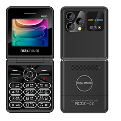 Maximum MB10 Diamond Folding Phone Dual Sim Black