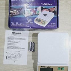 Miyako 10KG Digital Kitchen Weight Scale White