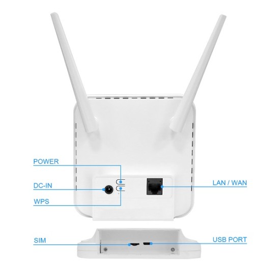 OLAX AX6 PRO 4G Sim Wifi Router With 4000mAh Battery 