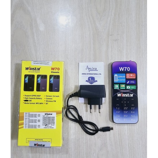 Winstar W70 Slim Phone Four Sim Black