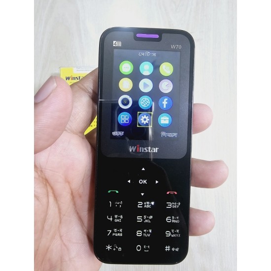 Winstar W70 Slim Phone Four Sim Black