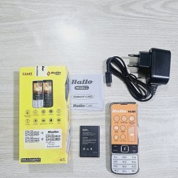 Hallo Fame Mobile Phone Metal Body Dual Sim Silver