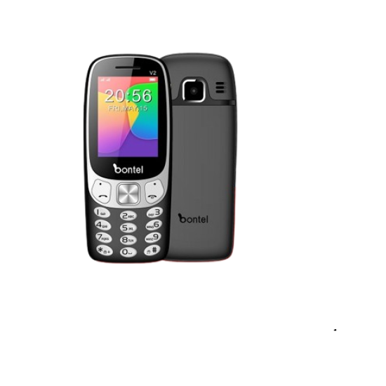 Bontel V2 Feature Phone Dual Sim Black