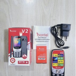 Bontel V2 Feature Phone Dual Sim Black