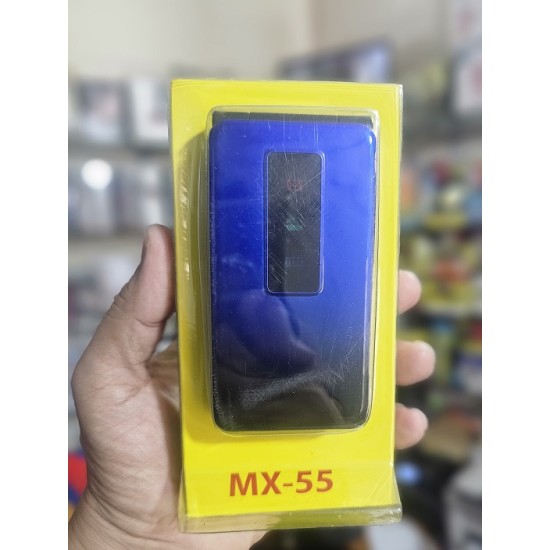 Micronex MX55 Folding Phone Dual Sim Blue