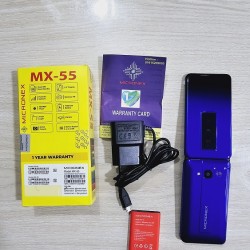 Micronex MX55 Folding Phone Dual Sim Blue