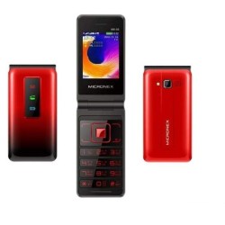 Micronex MX55 Folding Mobile Phone Red