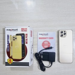 Maximum MB40 Pro Max Four Sim Feature Phone Gold