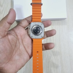 A2859 Ultra Smart Watch Bluetooth Calling With A-pple Logo - Orange