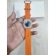 A2859 Ultra Smart Watch Bluetooth Calling With A-pple Logo - Orange