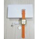 A2859 Ultra Smart Watch Bluetooth Calling With A-pple Logo - Orange