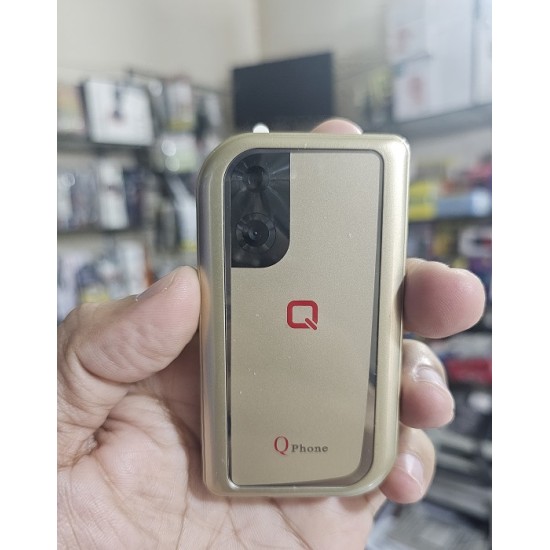 Qphone QP6 Mini Button Phone Magic Voice Gold