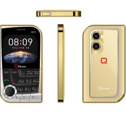 Qphone QP6 Mini Button Phone Magic Voice Gold