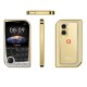 Qphone QP6 Mini Button Phone Magic Voice Gold