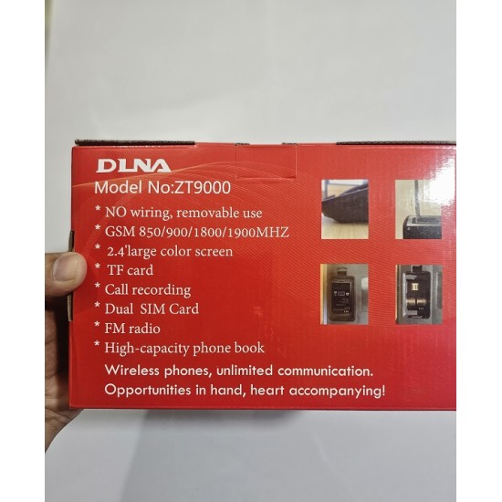 DLNA ZT9000 Land Phone Dual Sim With Auto Call Record FM Radio