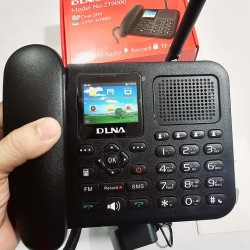 DLNA ZT9000 Land Phone Dual Sim With Auto Call Record FM Radio