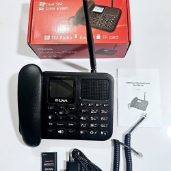 DLNA ZT9000 Land Phone Dual Sim With Auto Call Record FM Radio