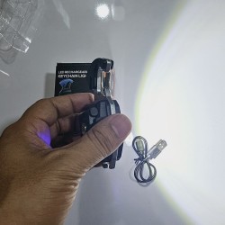 W5147 LED Rechargeable Keychain Light With Lighter