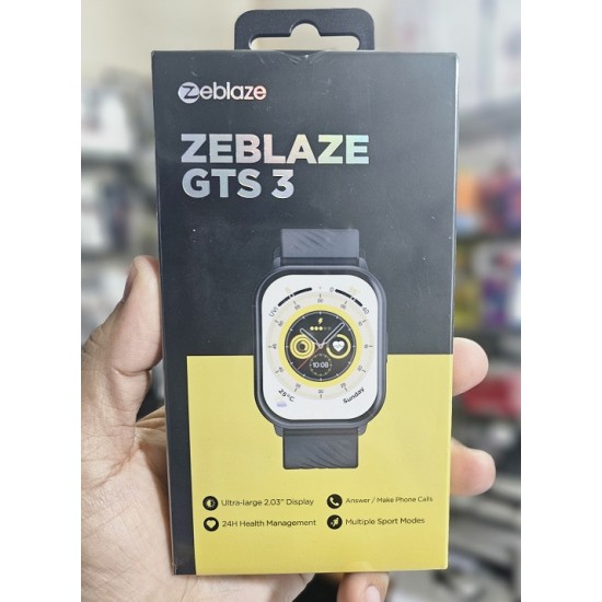 Zeblaze GTS 3 Calling Smartwatch Black