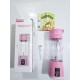 HM-009 Portable And Rechargable Battery Juice Blender Pink