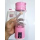 HM-009 Portable And Rechargable Battery Juice Blender Pink