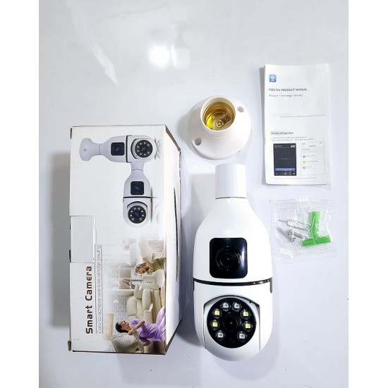 V380 Pro Bulb Wifi Camera Dual Lans Night Vision