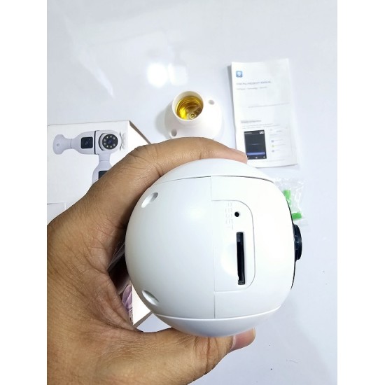 V380 Pro Bulb Wifi Camera Dual Lans Night Vision