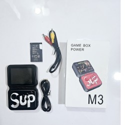 M3 Handheld Game Box Retro 900 Classic Games Black