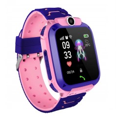 Q12 Kids Calling Smart Watch GPS Location Track Pink