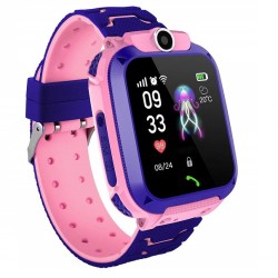 Q12 Kids Calling Smart Watch GPS Location Track Pink