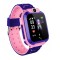 Q12 Kids Calling Smart Watch GPS Location Track Pink