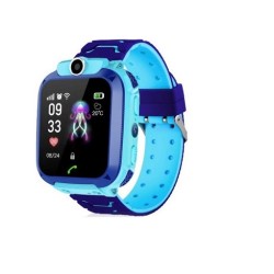 Q12 Kids Calling Smart Watch GPS Location Track Sim Supported Blue