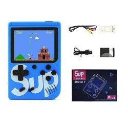 SUP Game Box 400 in 1 Kids Game Player Blue