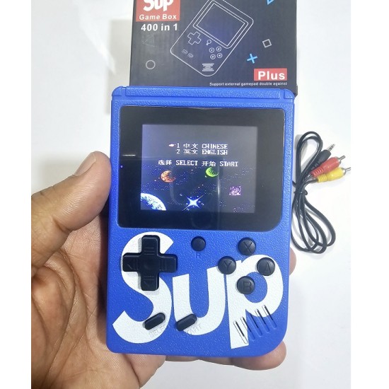 SUP Game Box 400 in 1 Kids Game Player Blue