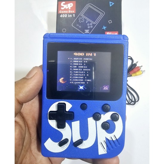 SUP Game Box 400 in 1 Kids Game Player Blue